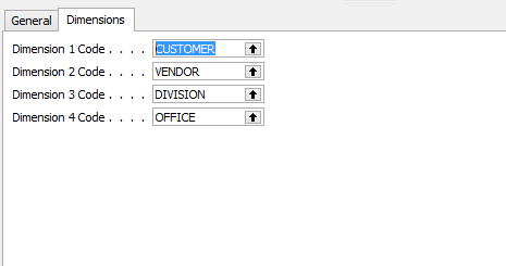 Analysis View Card - Dimension Tab