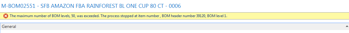 Bom Version error Bom Version error