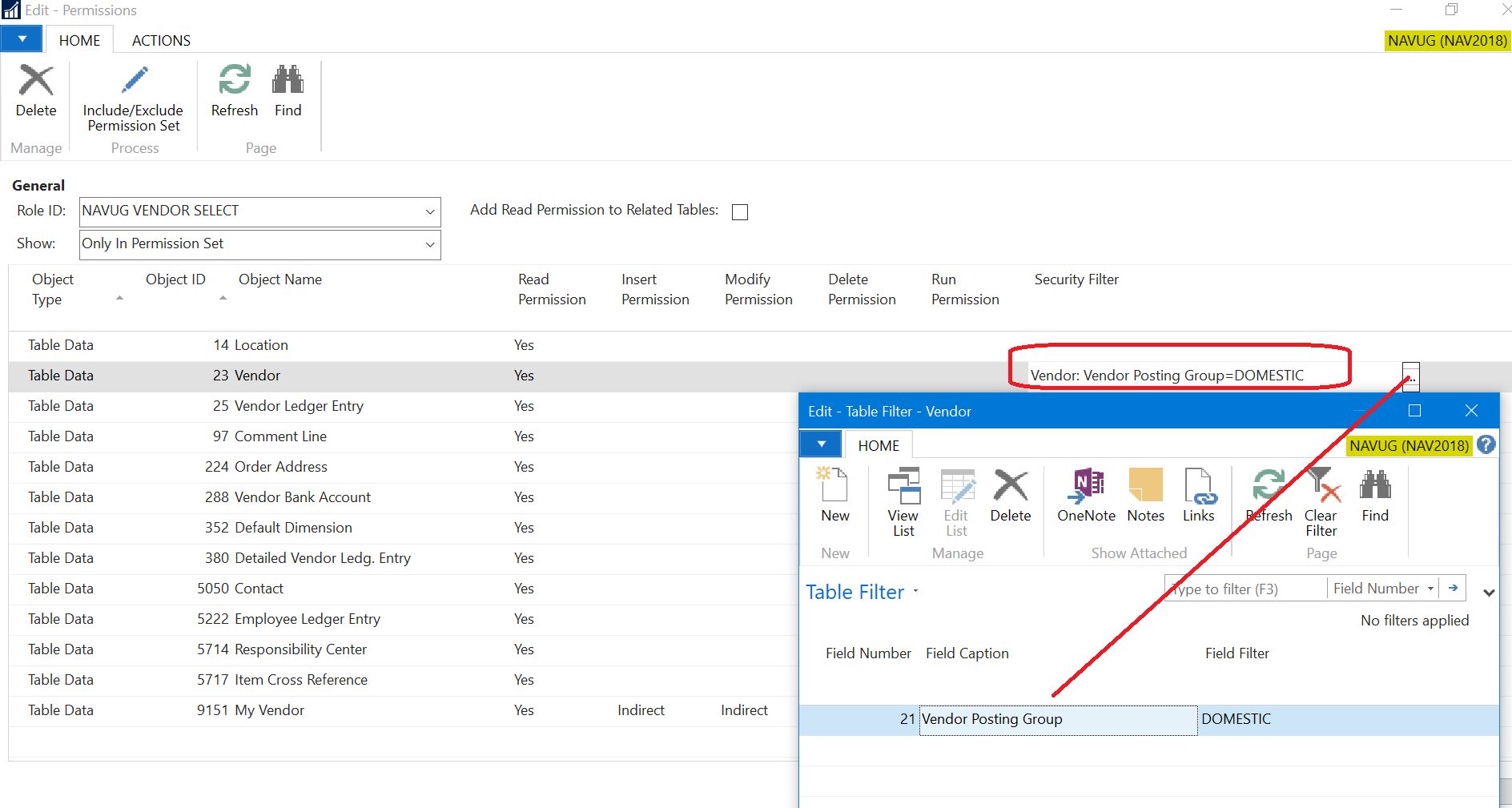 Permission Set Security Filter Permission Set Security Filter