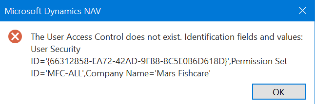 EasySecurity Error
