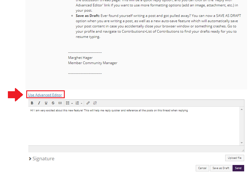 Reply Inline Example