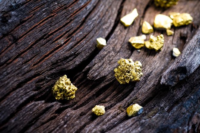 gold ore