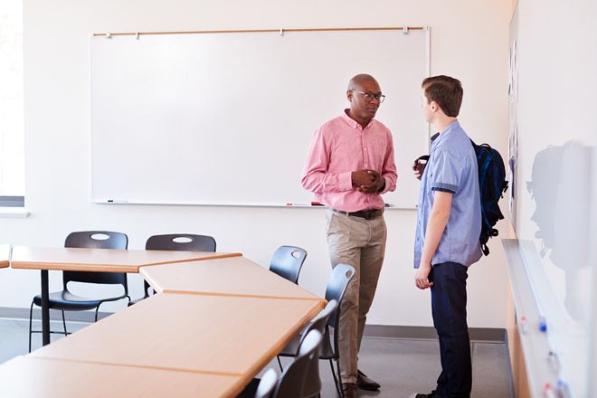 teacher student talk