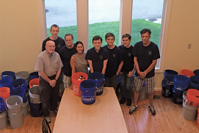 Indian Creek go bucket team