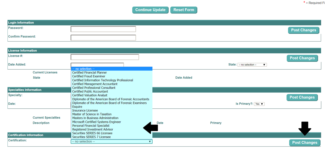 certificationinfo1 Certification screenshot