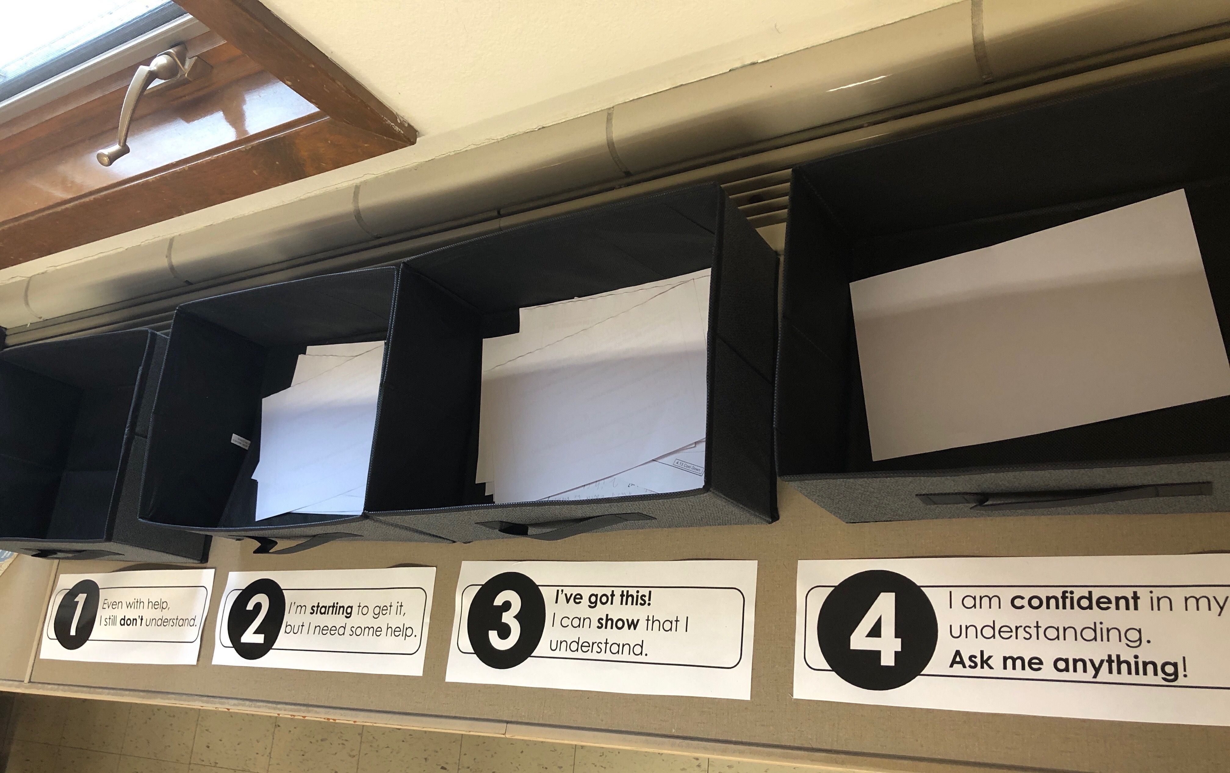 Exit Ticket Baskets