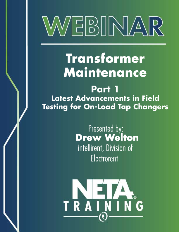 Transformer Maintenance Webinar