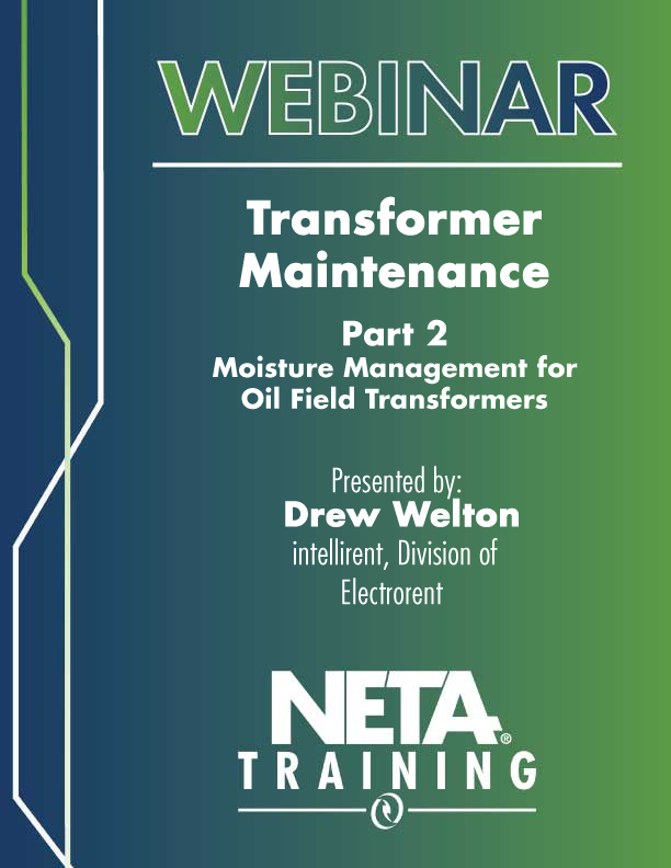 Transformer Maintenance Webinar