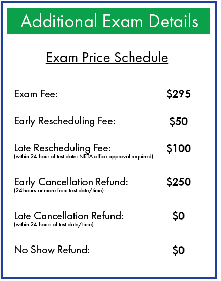 QEMW Exam Pricing Details