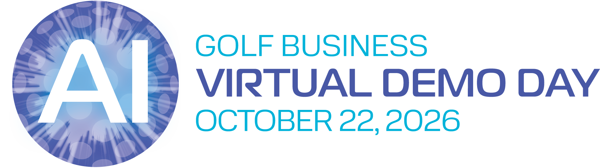 golf business ai virtual demo day logo
