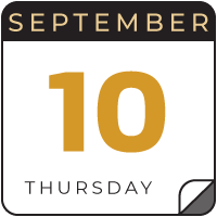 september 10 calendar icon