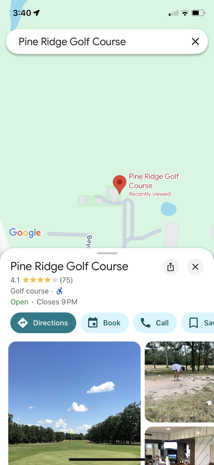 google search pine ridge mobile