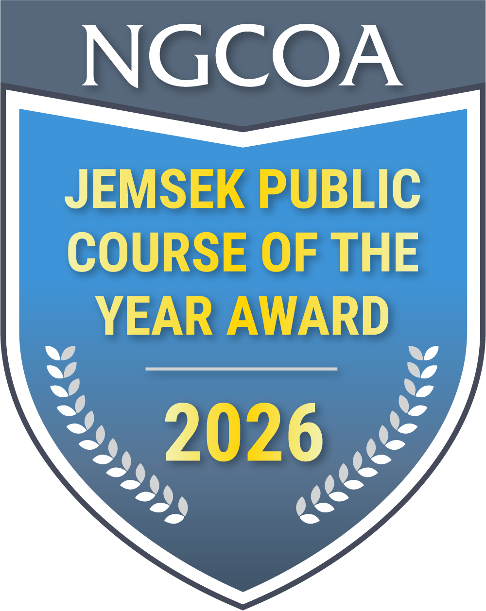 ngcoa jemsek public course of the year award badge