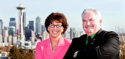 Kathy Hettick and Gene Bell