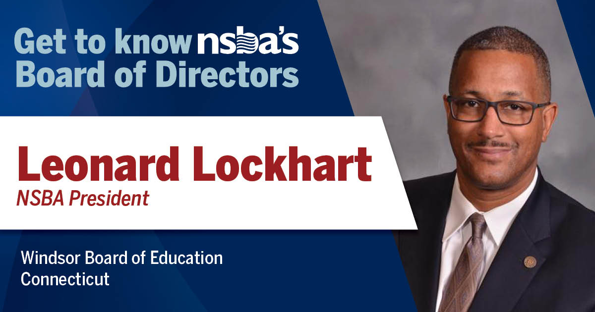 NSBA President Leonard Lockhart