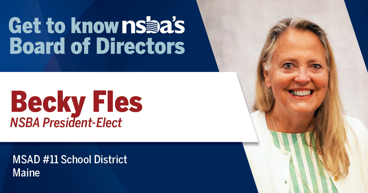 NSBA President-elect Becky Fles