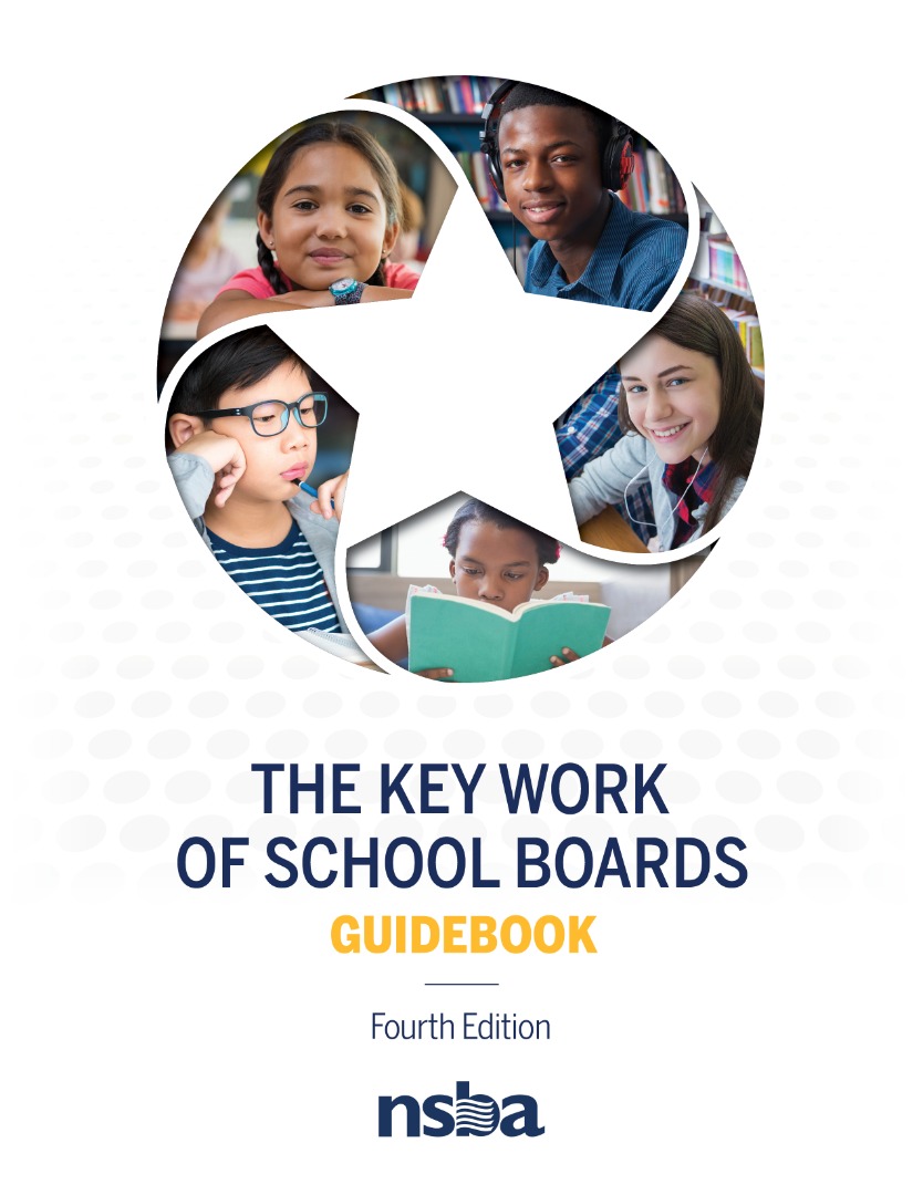 Cover of The Key Work of School Boards: A Guidebook