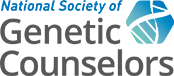 National Society of Genetic Counselors logo. This will take you to the homepage