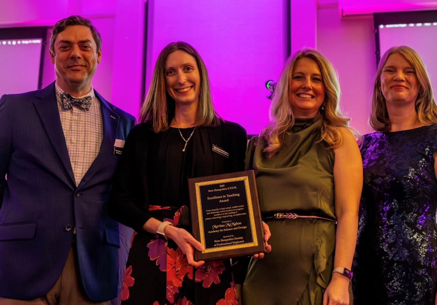 Ms. Marissa McMahon, Academy for Science & Design, Nashua, NH