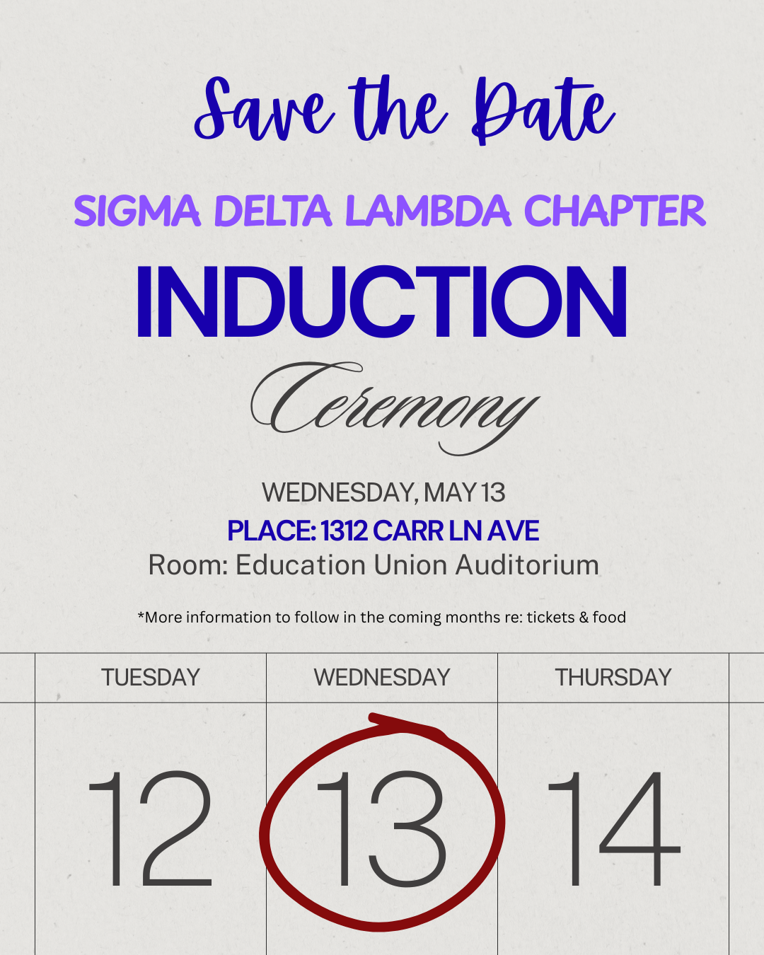 Induction 2026 Delta Lambda Chapter