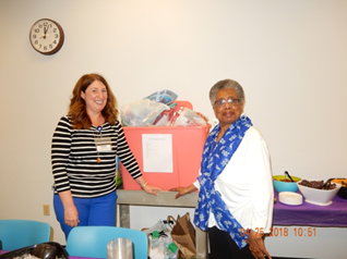 Laura McLaughlin and Ms Delores Lotts