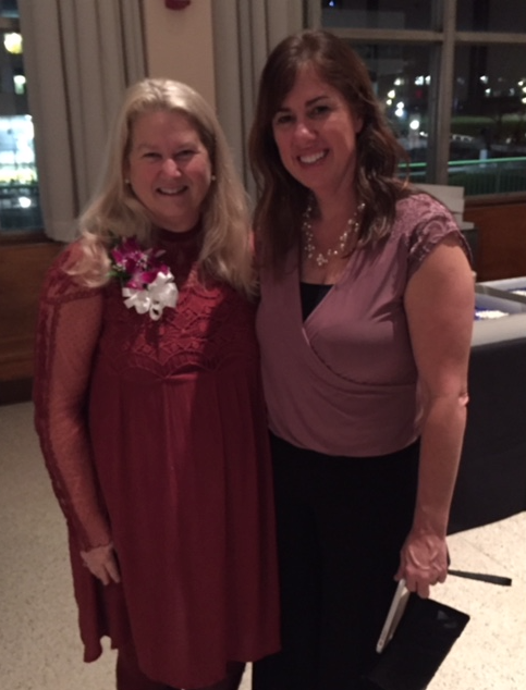 Keynote Speaker Maeve Howett, PhD, APRN, CPNP-PC, IBCLC, CNE and Marcia Scanlon, DNP, RN (Westfield State University) (left to right)