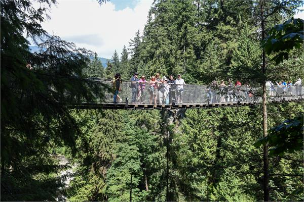 Capilano Suspension Bridge - Vancouver, Canada Xi Eta with Sigma friends from around the world