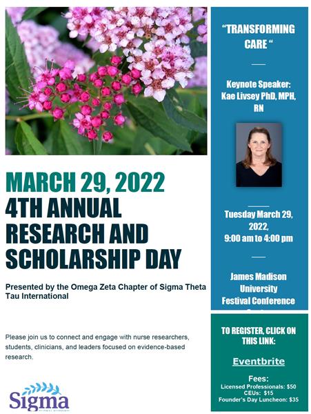 March 29, 2022. OZ 4th Annual Research and Scholarship Day