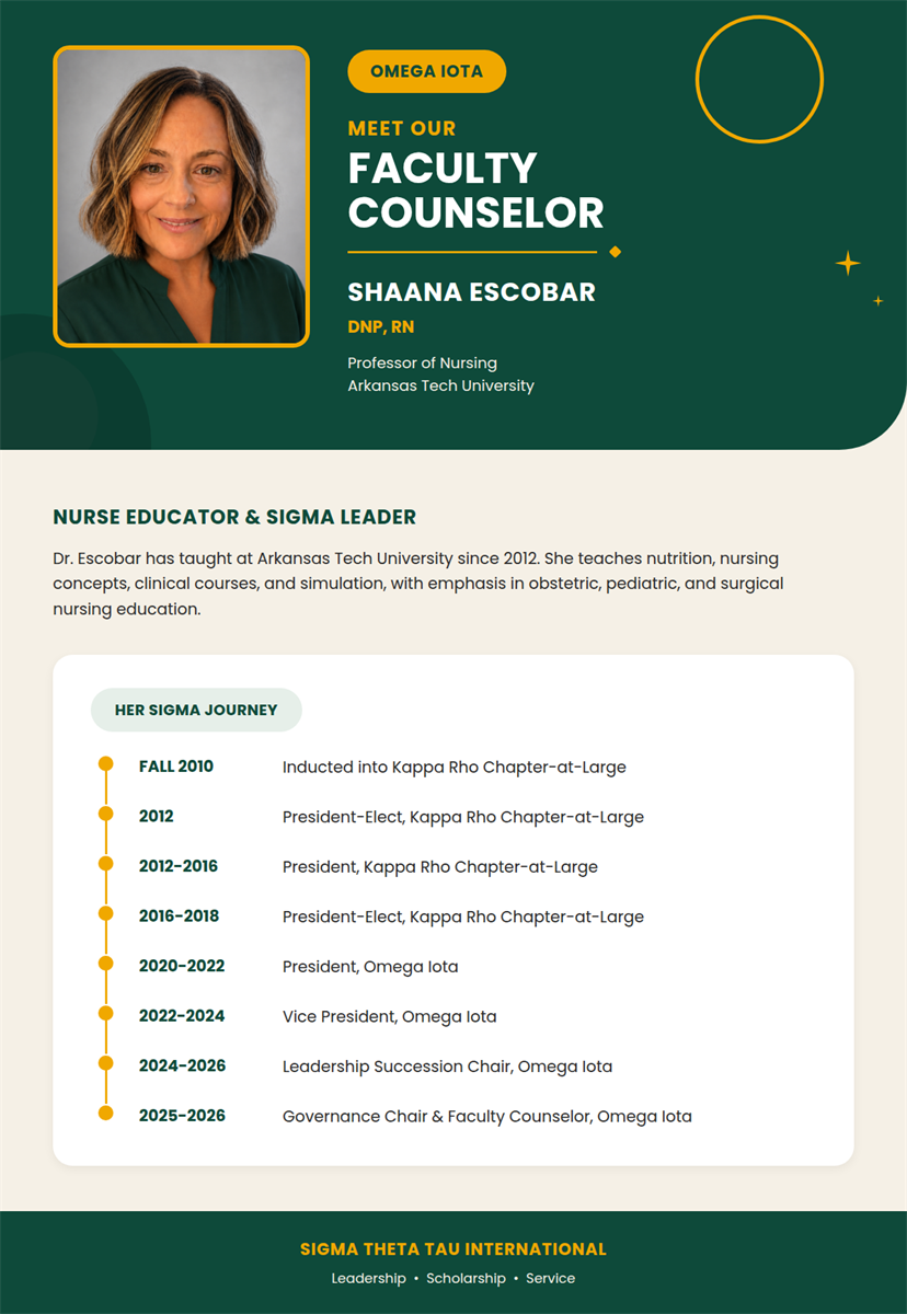 Dr. Shaana Escobar, Counselor