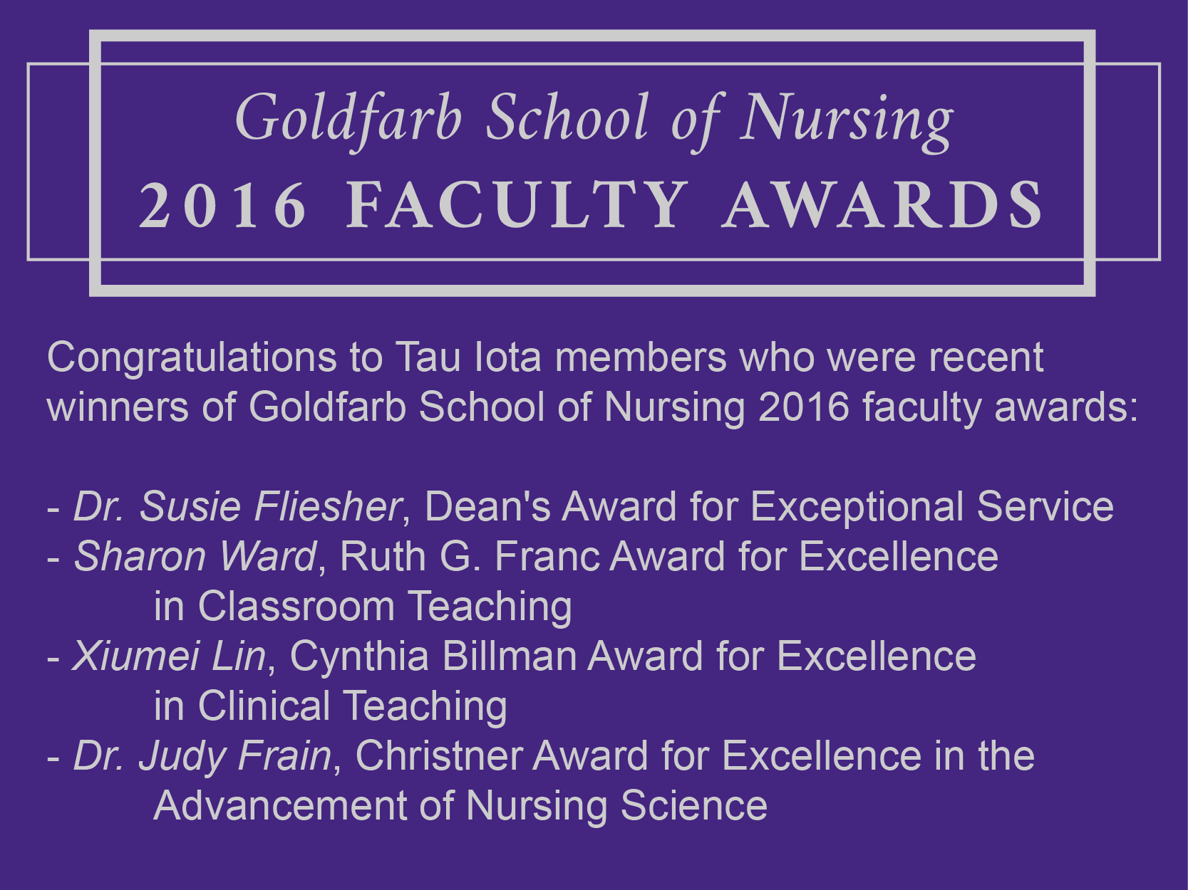 2016GoldfarbFacultyAwards