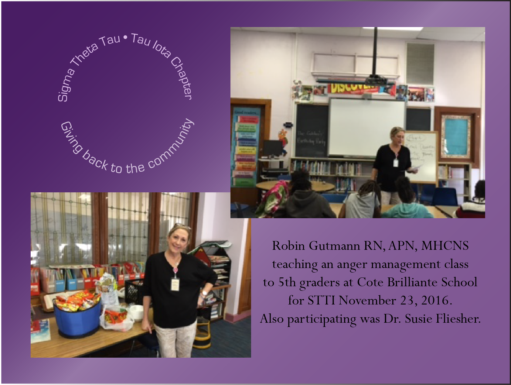 Gutmann teaches at Cote Brilliante