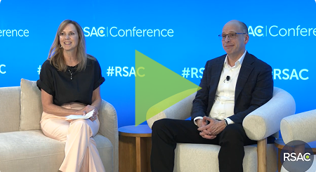 Britta Glade and Hugh Thompson of RSAC Conference