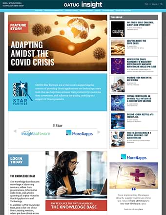 Click Here to read the latest issue of OATUG Insight Magazine