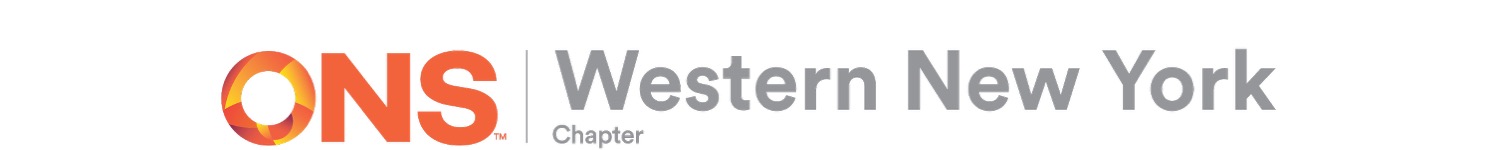 Western New York ONS Chapter logo. This will take you to the homepage