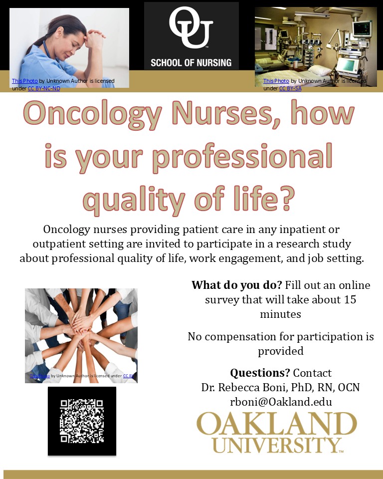 ON-PQOL study flyer