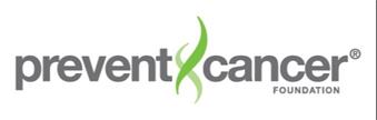 Prevent Cancer Foundation logo. This will take you to the homepage