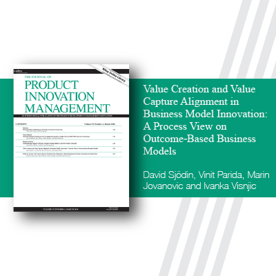 By David Sjödin, Vinit Parida , Marin Jovanovic and Ivanka Visnjic Value Creation and Value Capture Alignment in Business Model Innovation: A Process View on Outcome‐Based Business Models