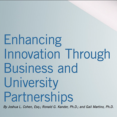 Enhancing Innovation Enhancing Innovation through Business and University Partnerships