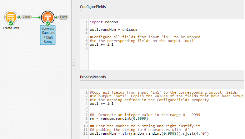 How to have random number with 4 digit. | Data360 Analyze