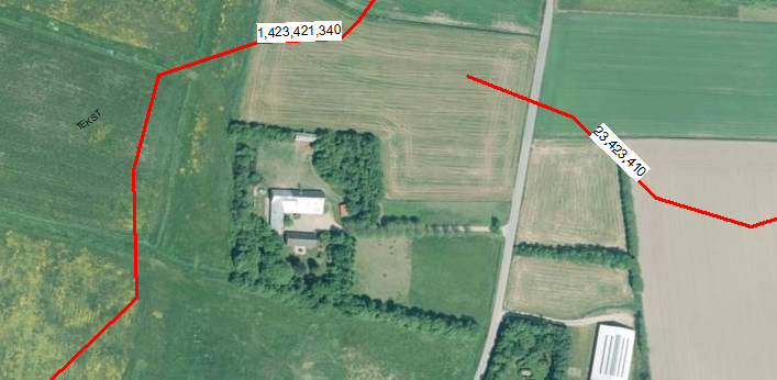 screenshot from map window