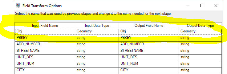 Example spectrum connector dialos Make sure you connect the fields.