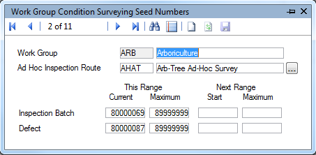 Condition Survey Seed Number Condition Survey Seed Number