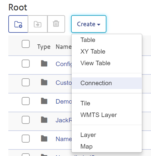 Create Connection