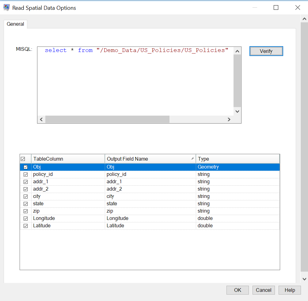 Read Spatial Data