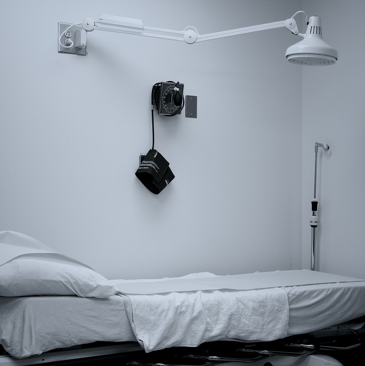 Sterile hospital room