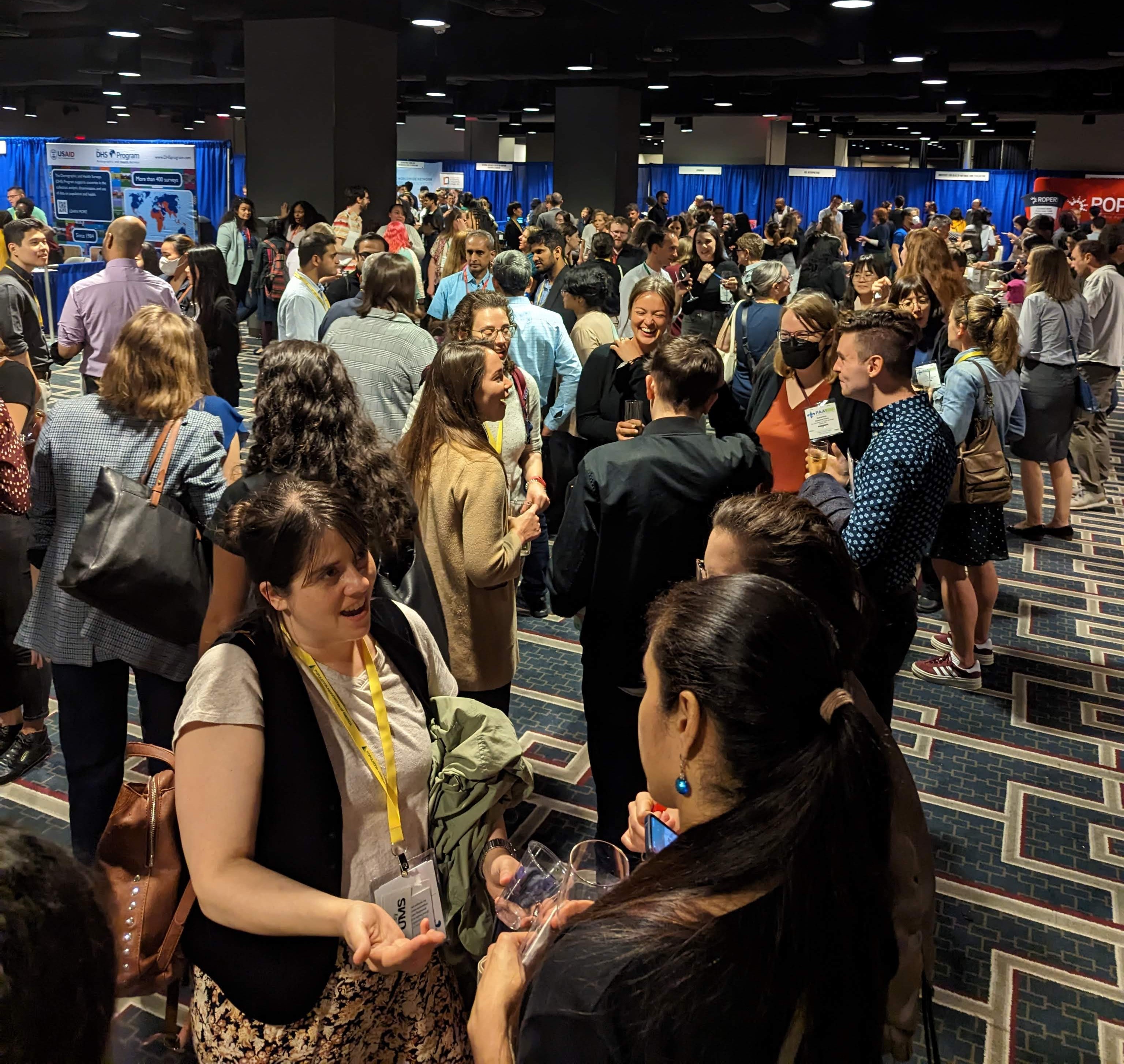 Attendees gathered for the kick off event