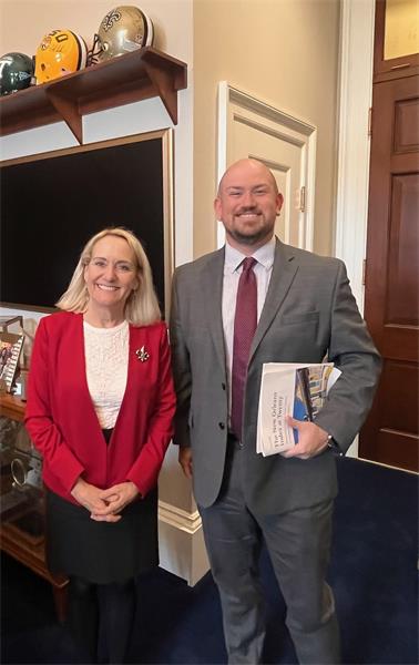 Plyer and Mitchell Shea in Senator Steve Scalise's office Plyer and Mitchell Shea in Senator Steve Scalise's office