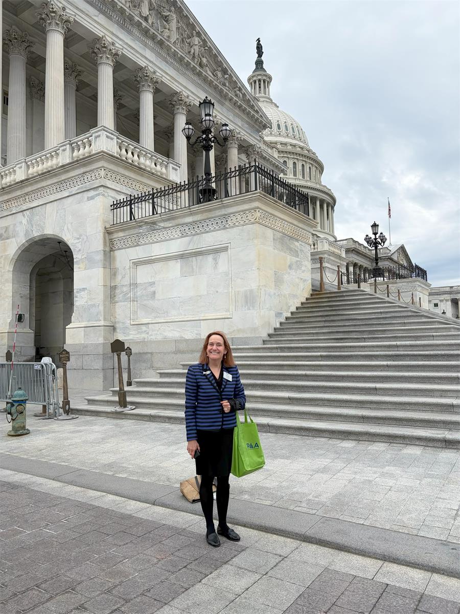 Allison Plyer is ready at the Capitol
