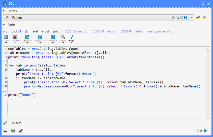 MapInfo Monday: Merging Tables with Python | MapInfo Pro