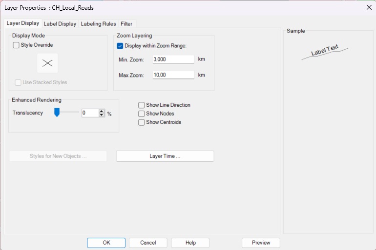 Zoom Layering Object